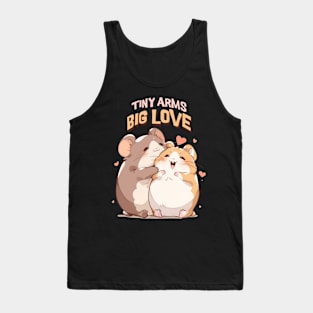 Adorable Kawaii Hamster Love design Tank Top